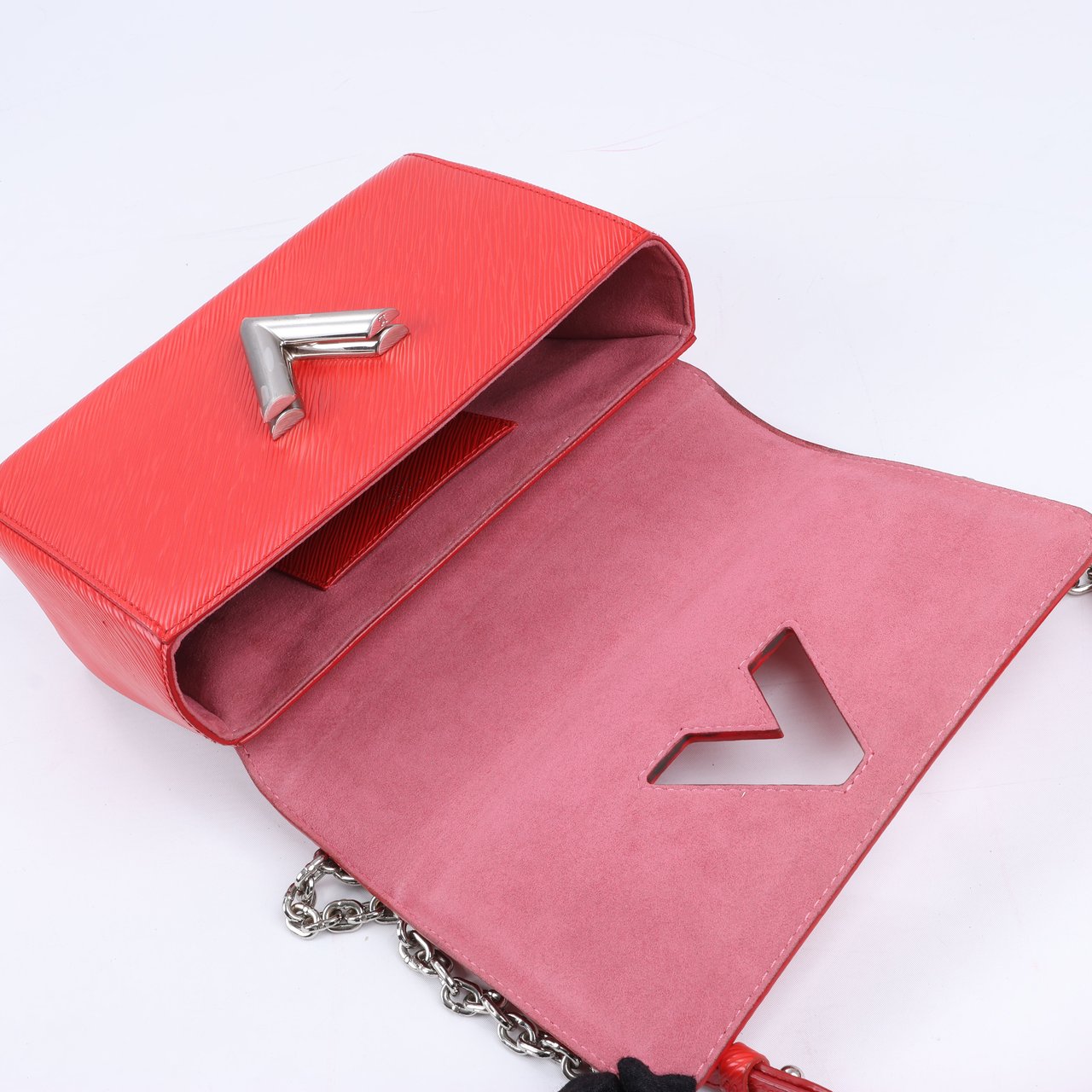 Louis Vuitton Louis Vuitton Epi Leather Twist Shoulder Bag MM in Red M50523 Rood