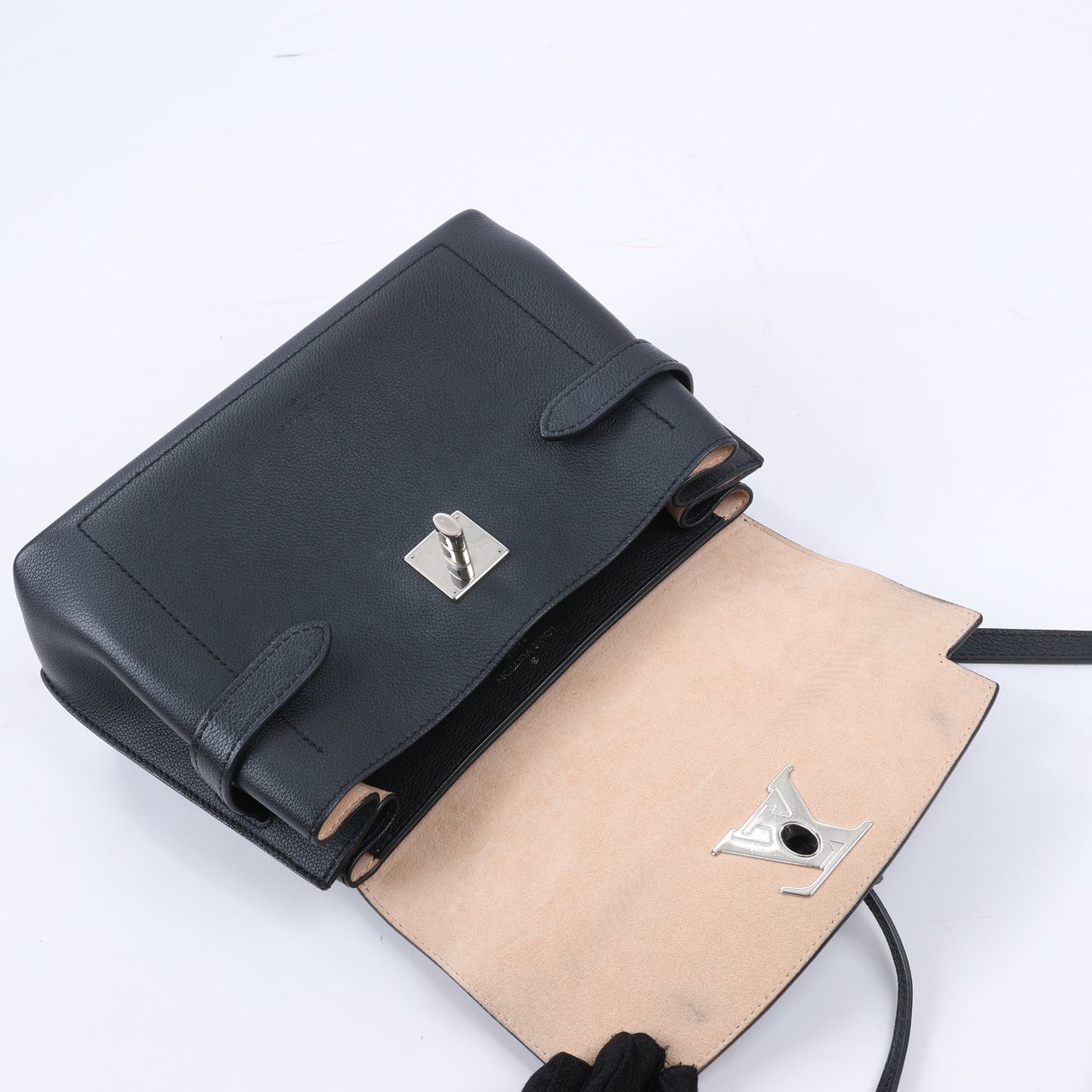 Louis Vuitton Louis Vuitton LV Logo LockMe Ever BB 2Way Shoulder Bag M53937 Zwart