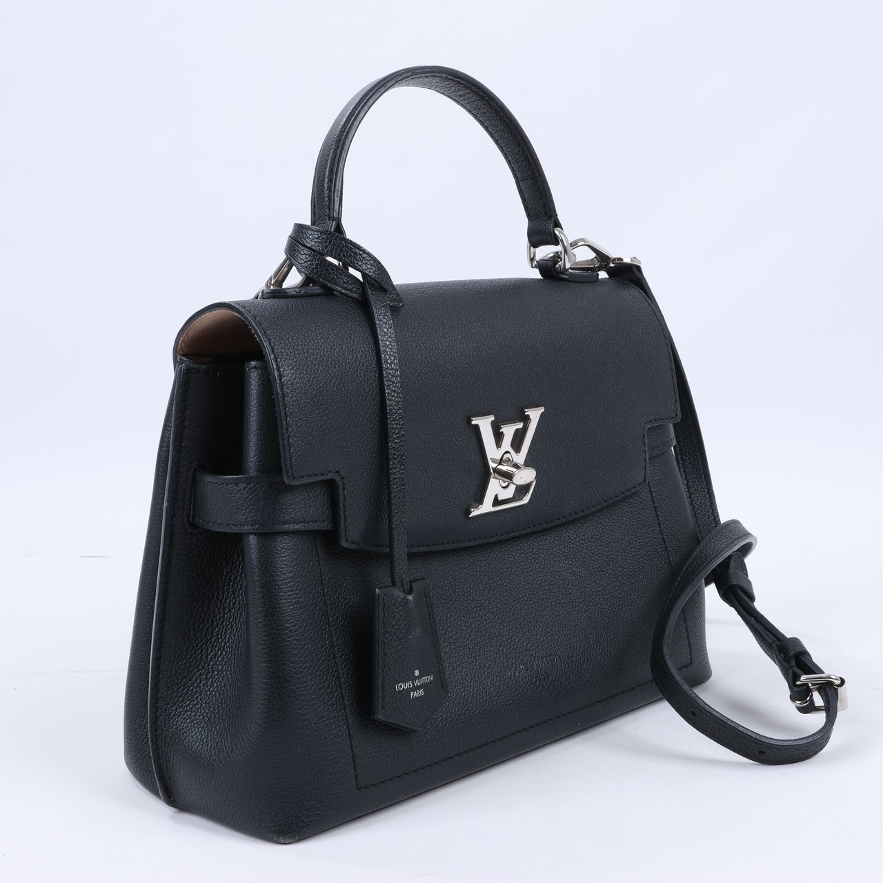 Louis Vuitton Louis Vuitton LV Logo LockMe Ever BB 2Way Shoulder Bag M53937 Zwart
