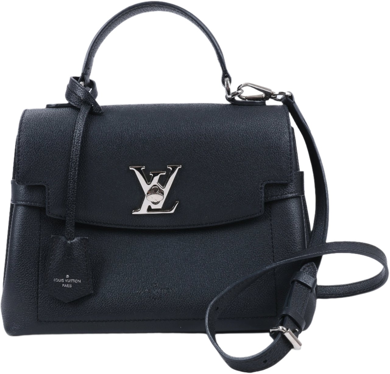 Louis Vuitton Louis Vuitton LV Logo LockMe Ever BB 2Way Shoulder Bag M53937 Zwart