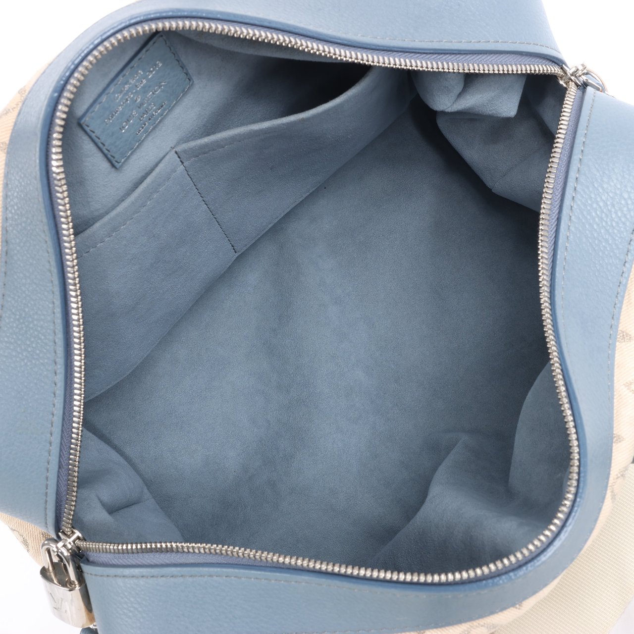 Louis Vuitton Louis Vuitton Monogram Denim Speedy Round GM 2Way Handbag in Beige Beige