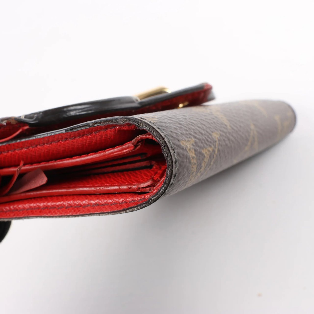 Louis Vuitton Louis Vuitton Monogram Portefeuille Victorine Lovely Bird in Red M67244 Bruin