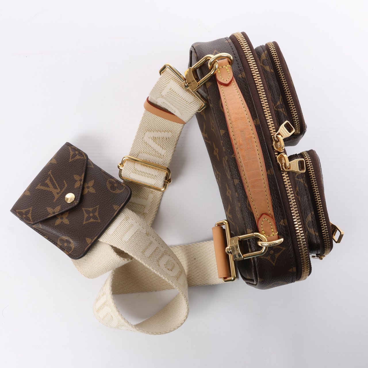 Louis Vuitton Louis Vuitton Monogram Utility Crossbody Bag M80446 Bruin