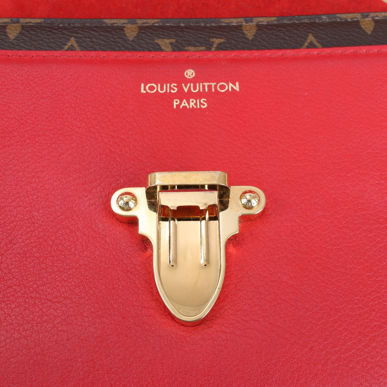 Louis Vuitton Louis Vuitton Monogram Victoire Shoulder Bag in Red M41731 Divers