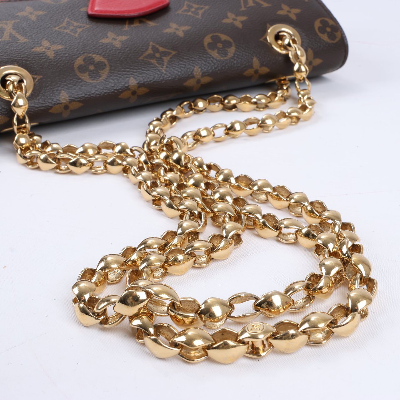 Louis Vuitton Louis Vuitton Monogram Victoire Shoulder Bag in Red M41731 Divers