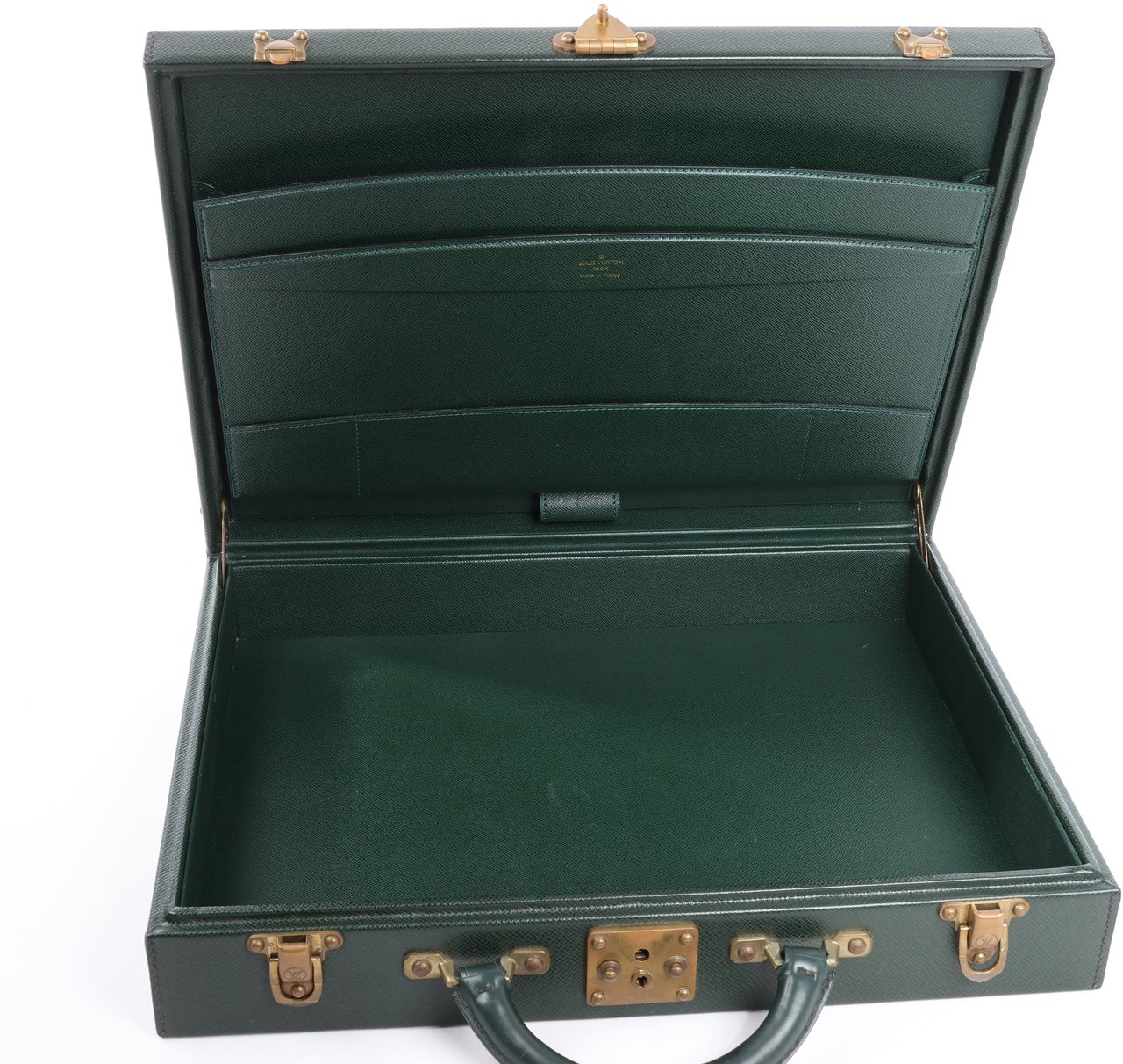 Louis Vuitton Louis Vuitton Taiga Diplomat Travel Bag in Green M30014 Groen