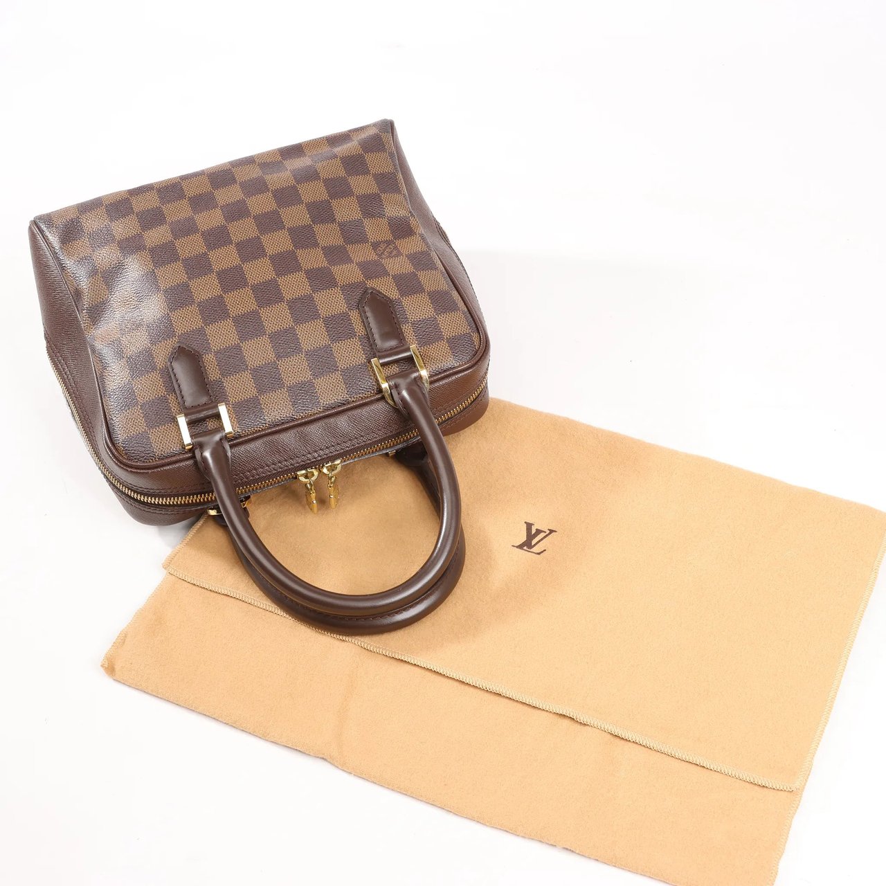 Louis Vuitton Louis Vuitton Damier Ebene Brera Handbag in Brown N51150 Bruin