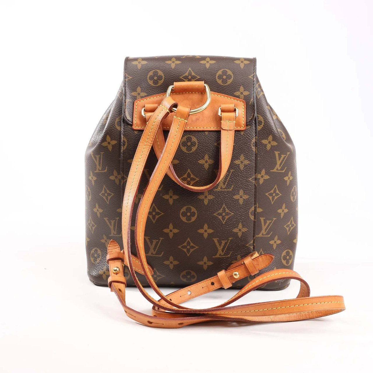 Louis Vuitton Louis Vuitton Monogram Canvas Monsley Backpack in Brown M43431 Bruin
