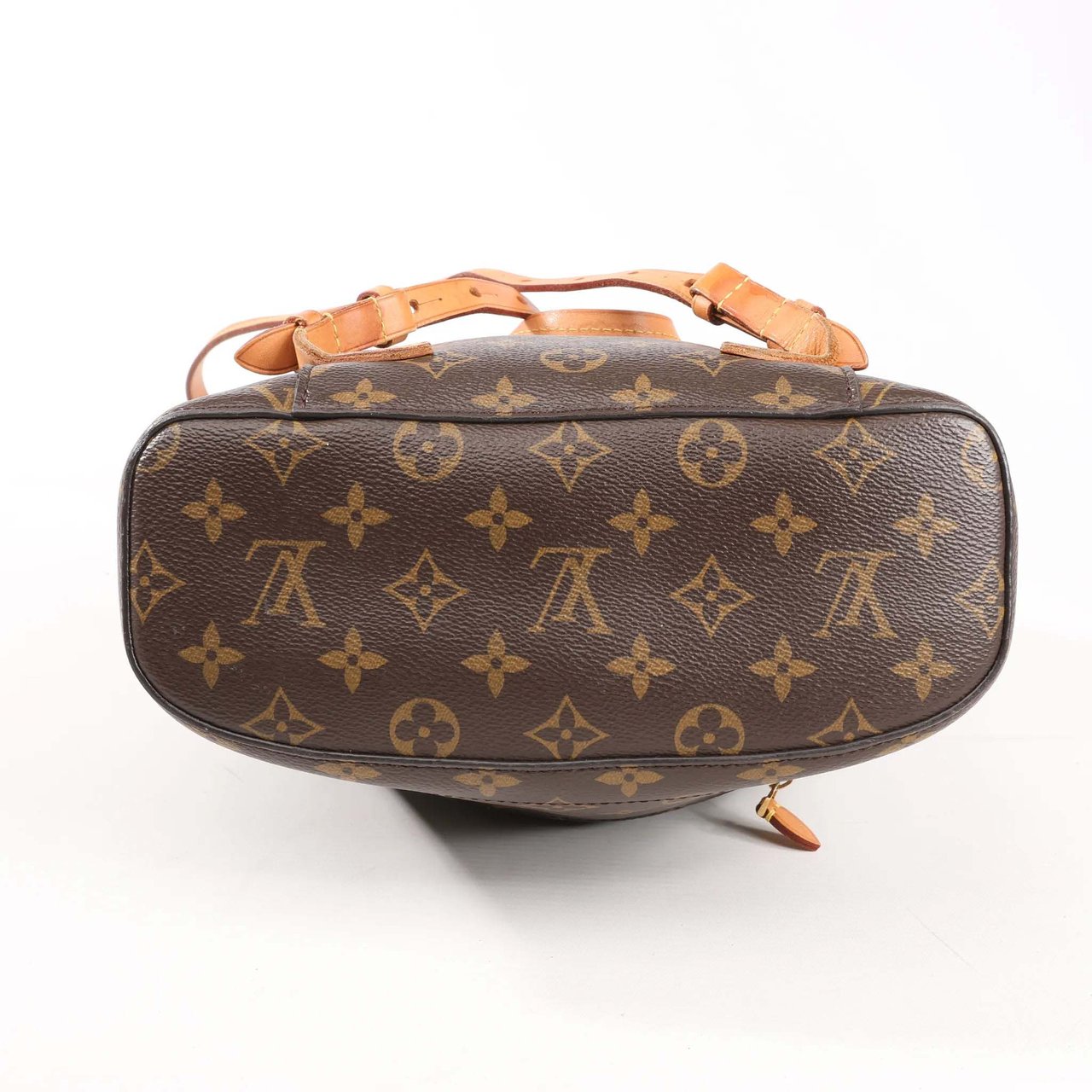 Louis Vuitton Louis Vuitton Monogram Canvas Monsley Backpack in Brown M43431 Bruin