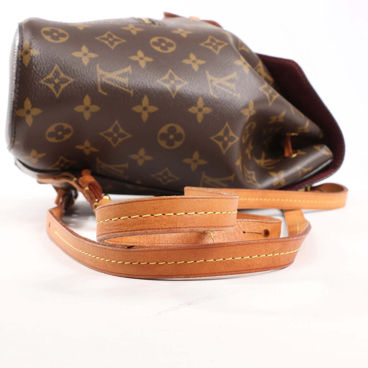 Louis Vuitton Louis Vuitton Monogram Canvas Monsley Backpack in Brown M43431 Bruin