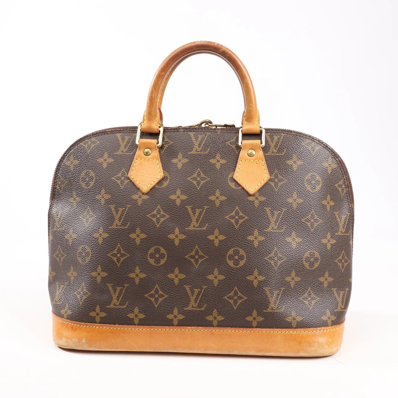 Louis Vuitton Louis Vuitton Monogram Canvas Alma PM Handbag in Brown M51130 Bruin