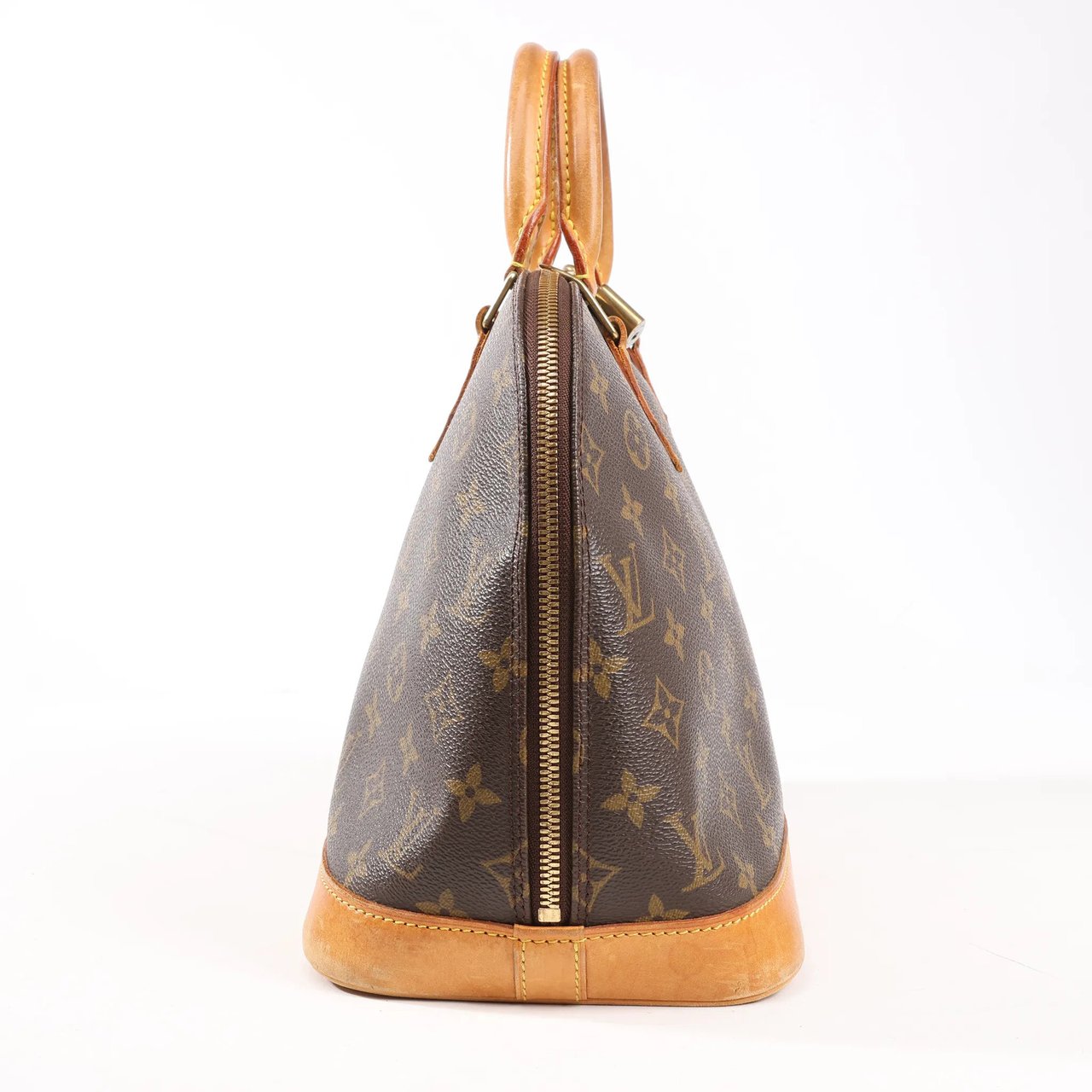 Louis Vuitton Louis Vuitton Monogram Canvas Alma PM Handbag in Brown M51130 Bruin