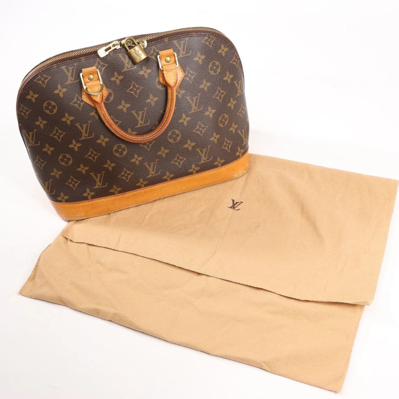 Louis Vuitton Louis Vuitton Monogram Canvas Alma PM Handbag in Brown M51130 Bruin