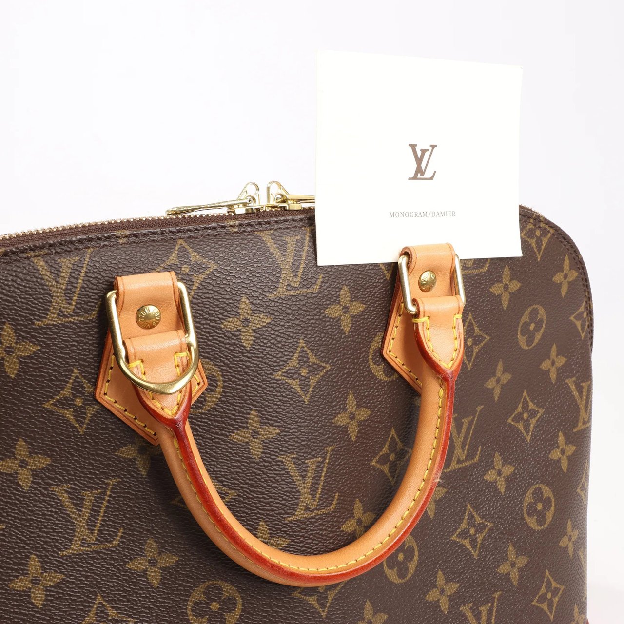 Louis Vuitton Louis Vuitton Monogram Canvas Alma PM Handbag in Brown M51130 Bruin
