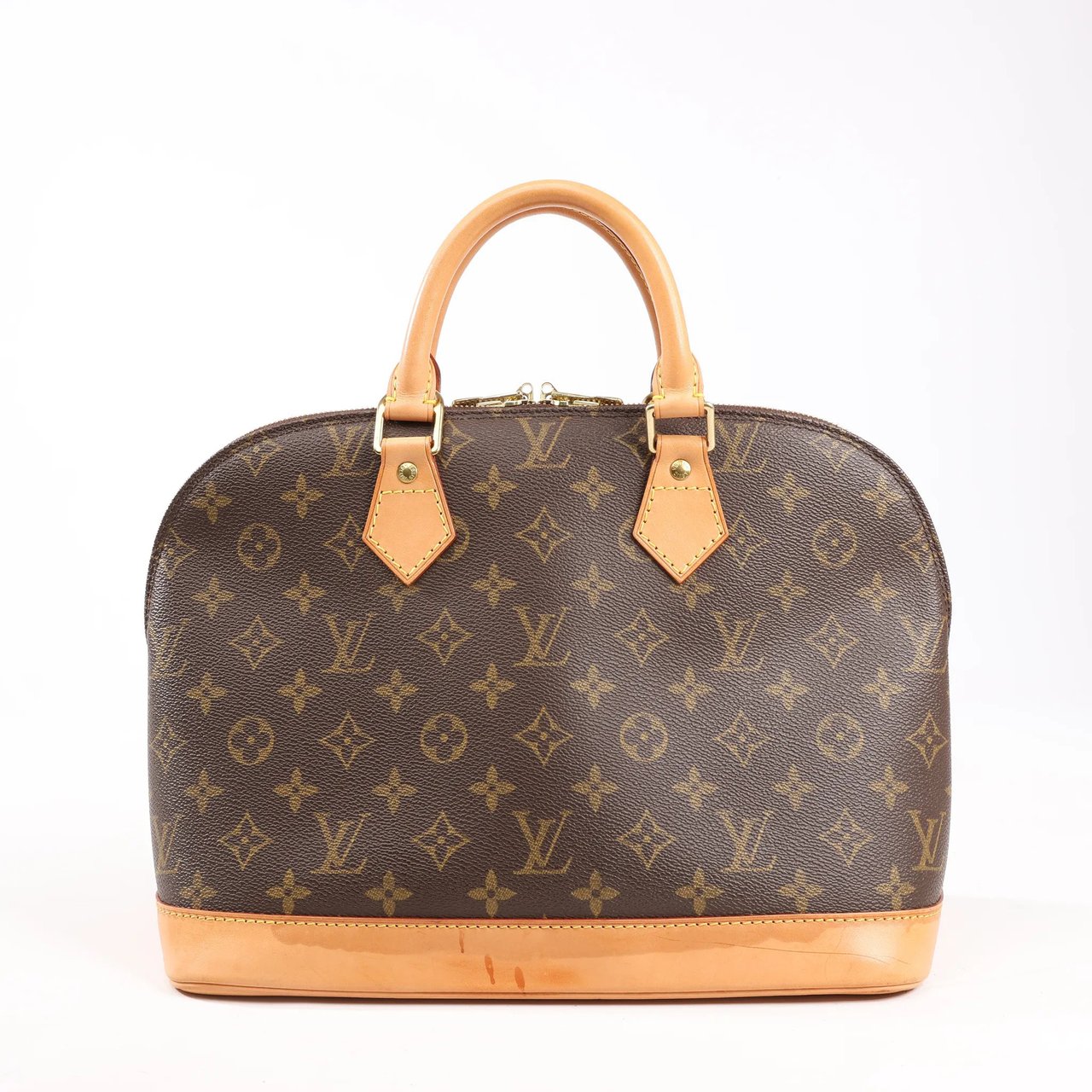 Louis Vuitton Louis Vuitton Monogram Canvas Alma PM Handbag in Brown M51130 Bruin