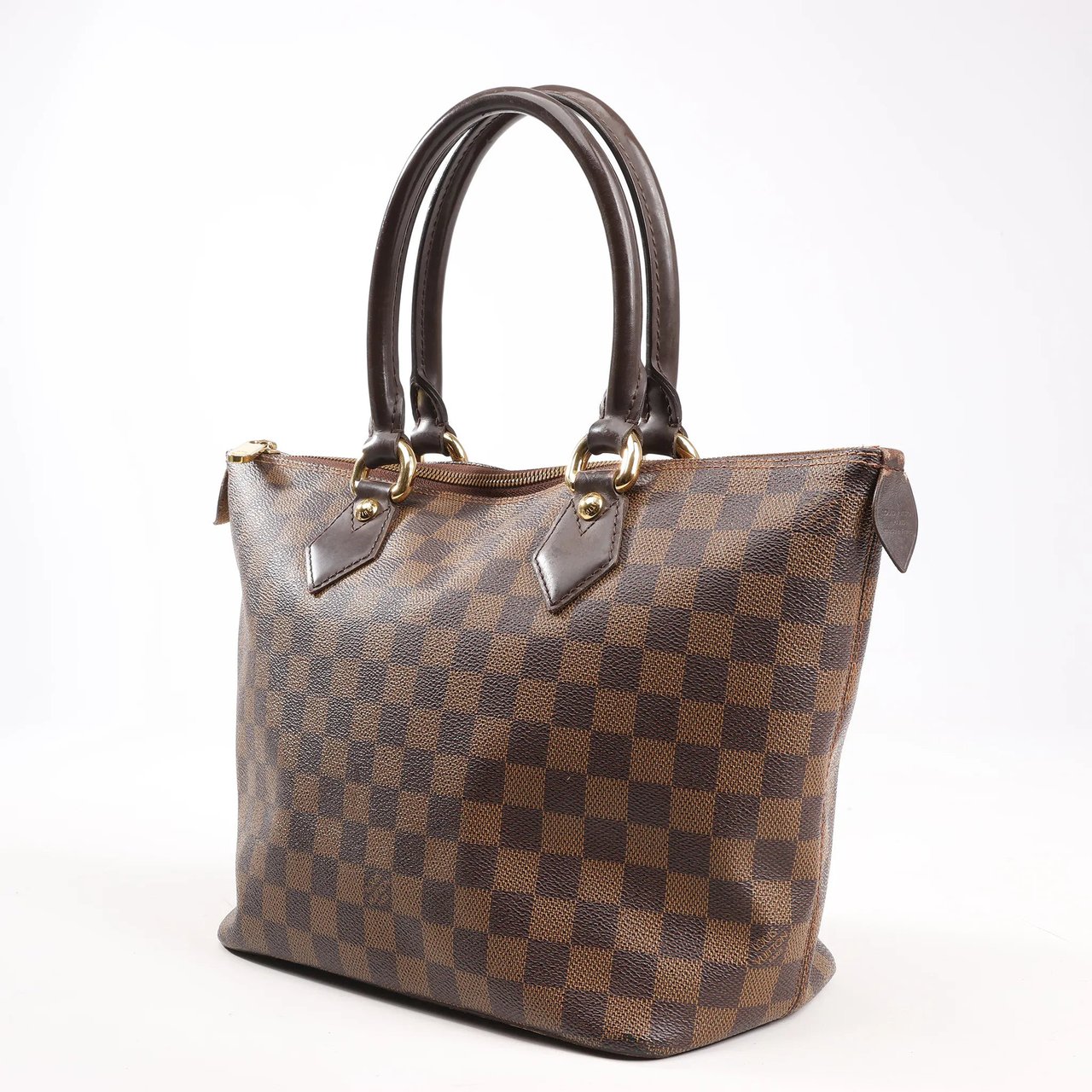 Louis Vuitton Louis Vuitton Damier Ebene Saleya PM Handbag in Brown N51183 Bruin