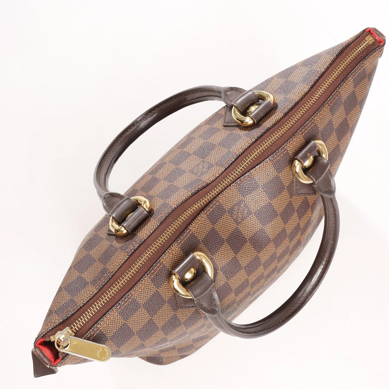 Louis Vuitton Louis Vuitton Damier Ebene Saleya PM Handbag in Brown N51183 Bruin