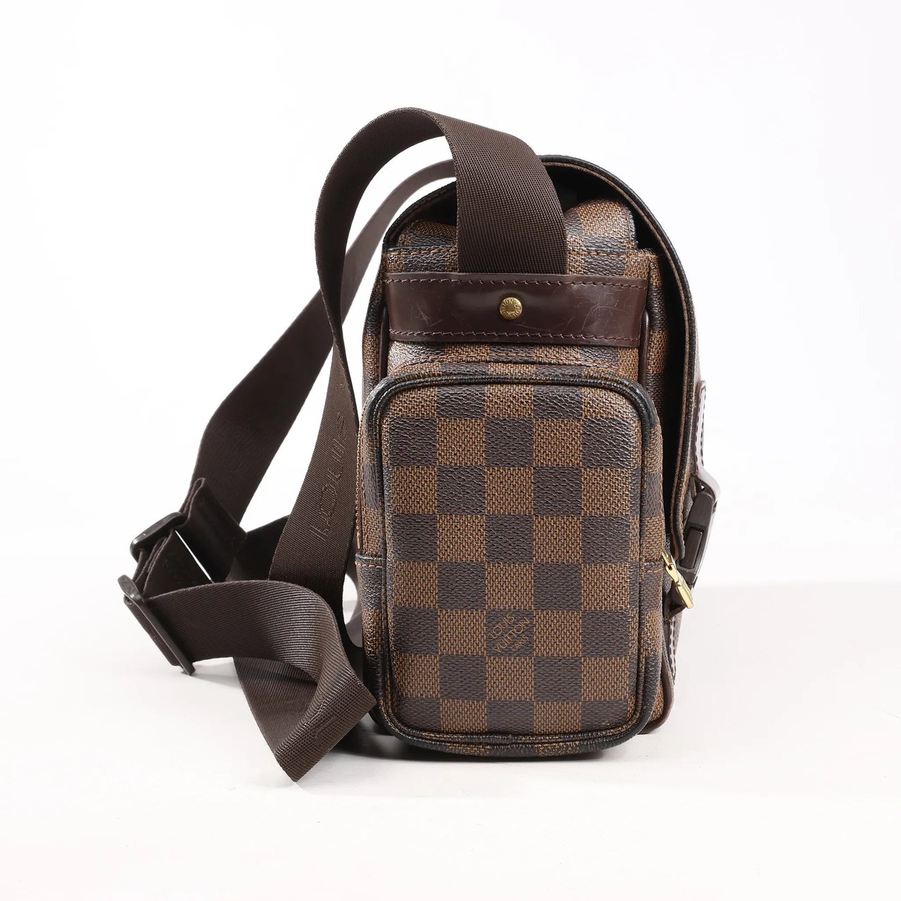 Louis Vuitton Louis Vuitton Damier Ebene Reporter Melville Crossbody Bag in Brown N51126 Bruin