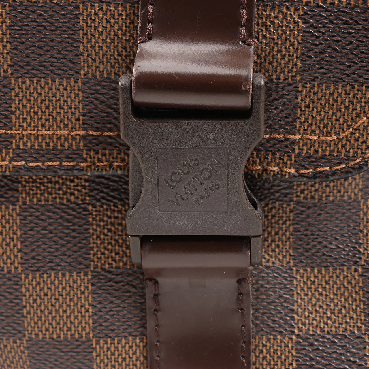 Louis Vuitton Louis Vuitton Damier Ebene Reporter Melville Crossbody Bag in Brown N51126 Bruin