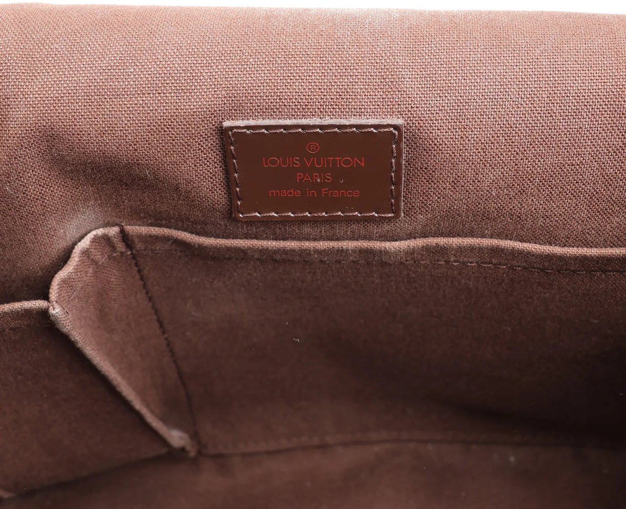 Louis Vuitton Louis Vuitton Damier Ebene Reporter Melville Crossbody Bag in Brown N51126 Bruin