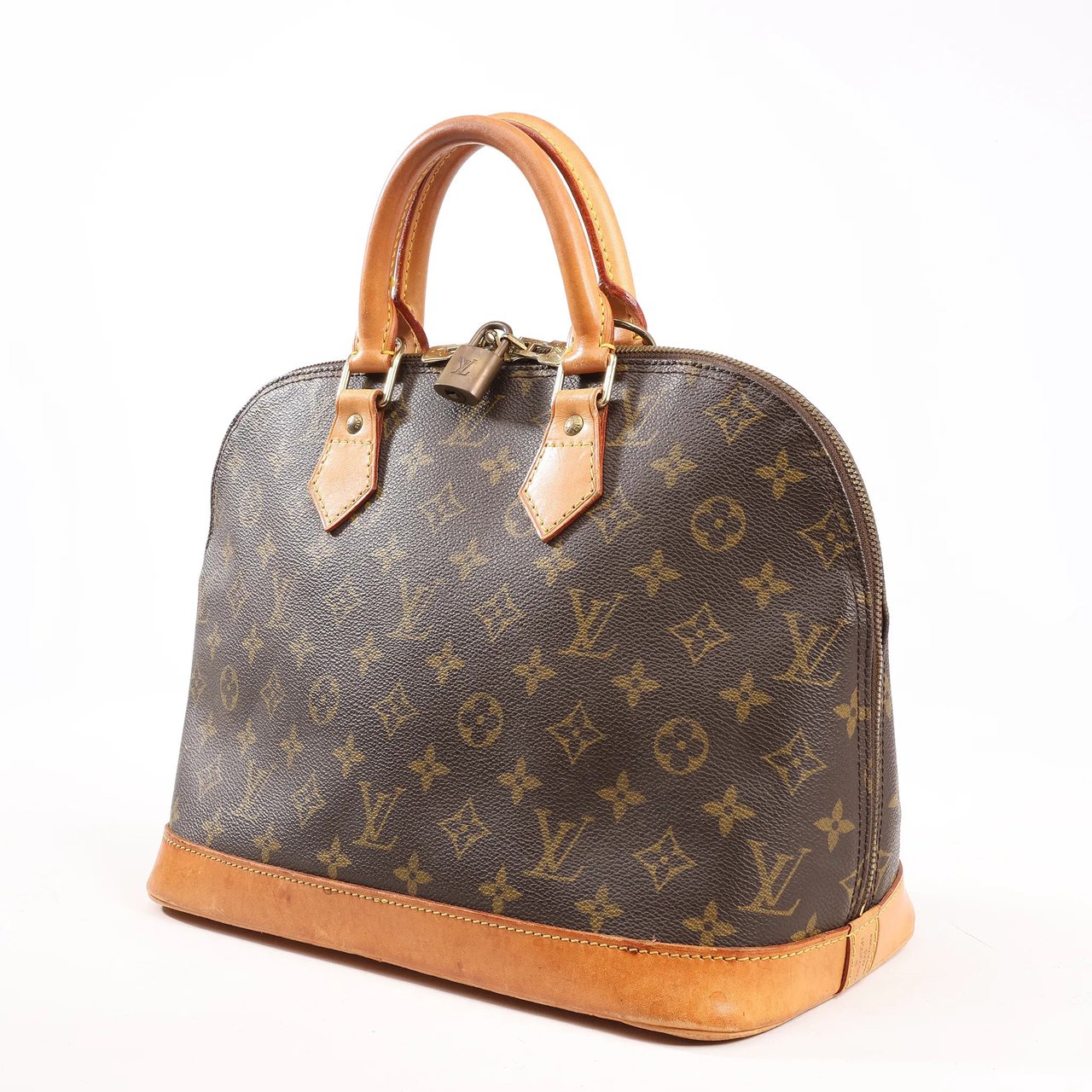 Louis Vuitton Louis Vuitton Monogram Canvas Alma PM Handbag in Brown M51130 Bruin