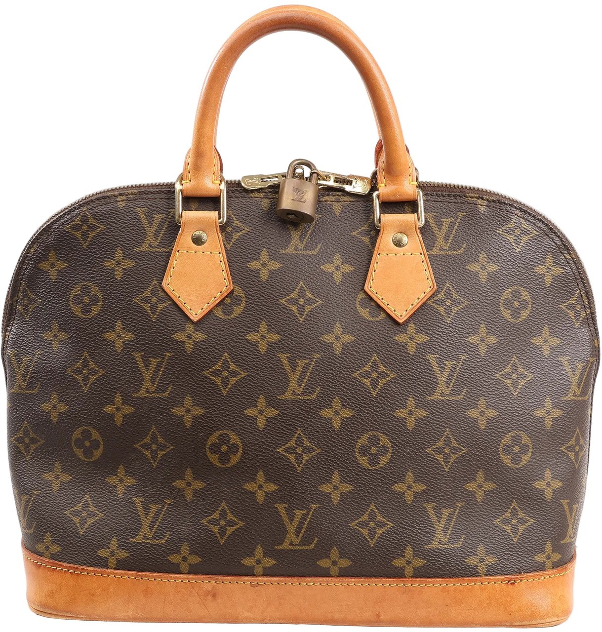 Louis Vuitton Louis Vuitton Monogram Canvas Alma PM Handbag in Brown M51130 Bruin