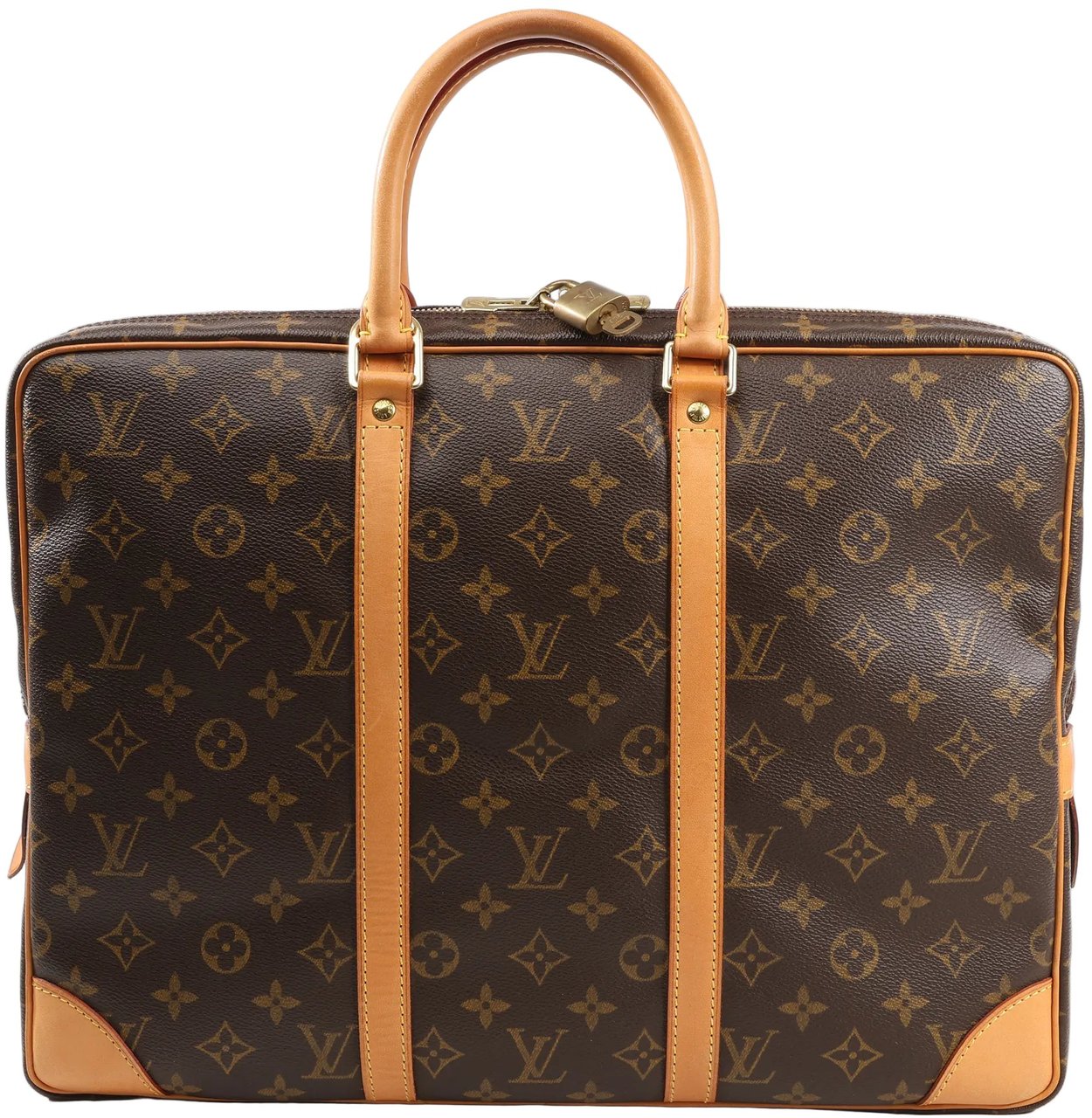 Louis Vuitton Louis Vuitton Monogram Porte Documents Voyage Handbag in Brown M53361 Bruin