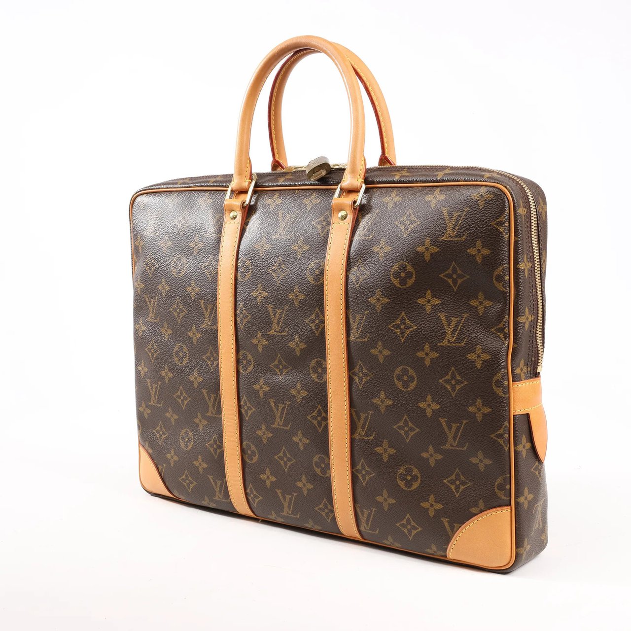 Louis Vuitton Louis Vuitton Monogram Porte Documents Voyage Handbag in Brown M53361 Bruin