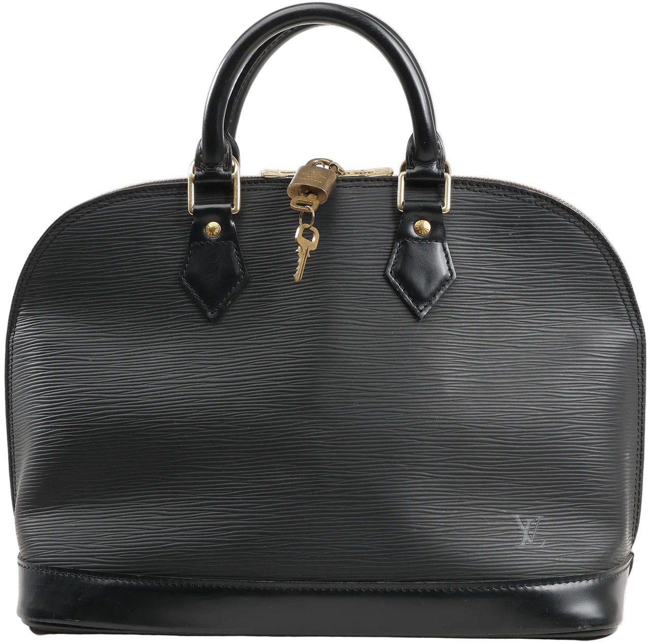 Louis Vuitton Louis Vuitton Epi Leather Alma PM Handbag in Black M52142 Zwart