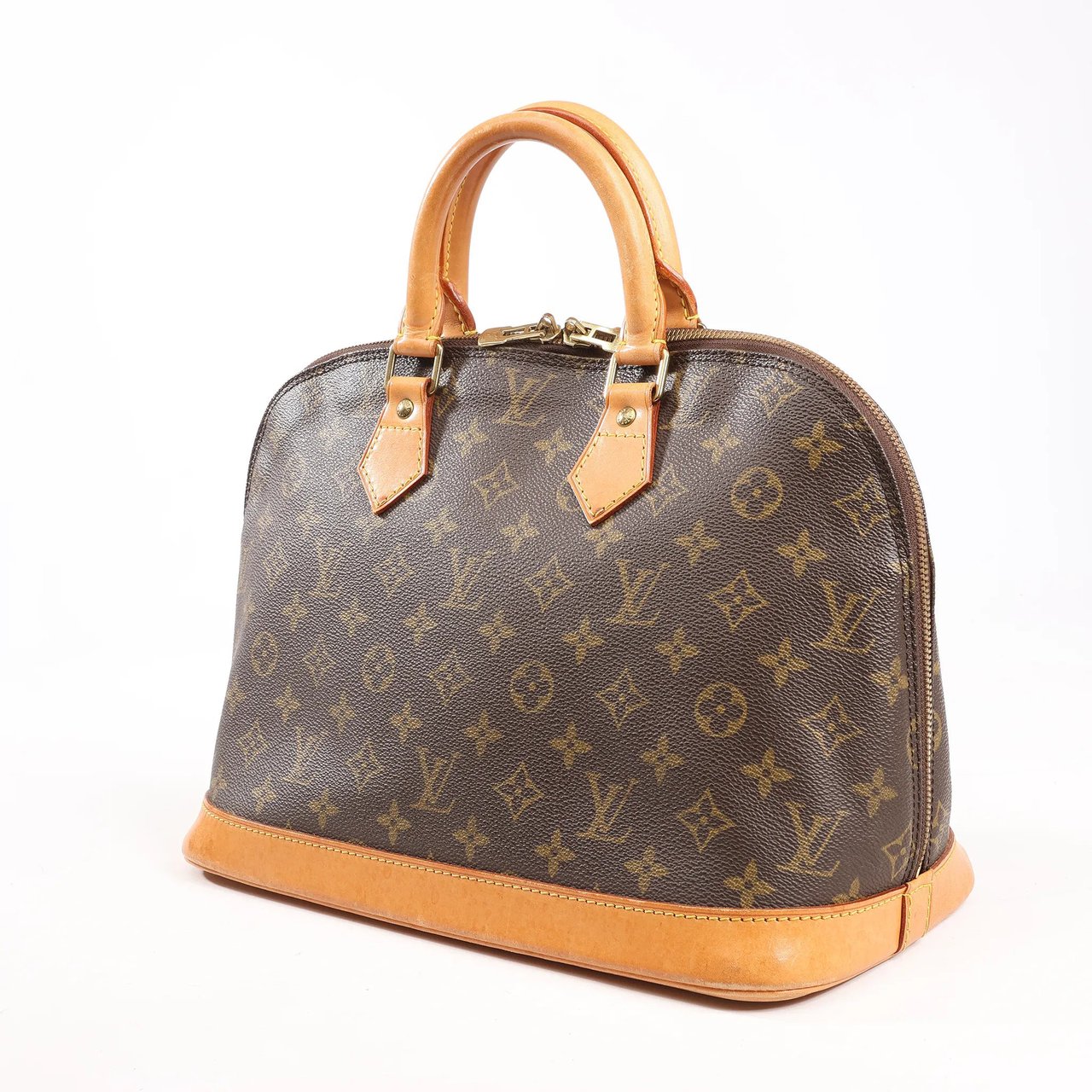 Louis Vuitton Louis Vuitton Monogram Canvas Alma PM Handbag in Brown M51130 Bruin