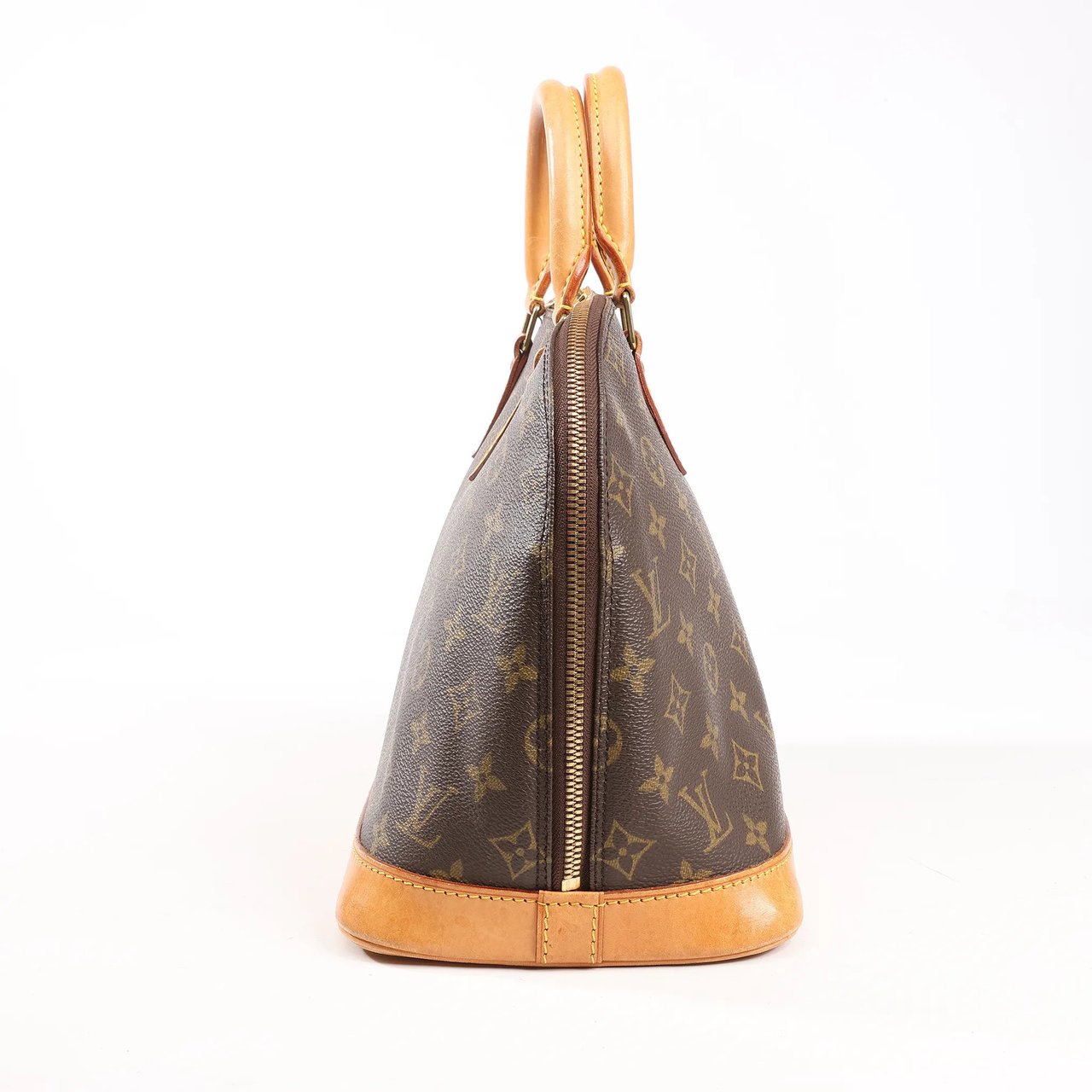 Louis Vuitton Louis Vuitton Monogram Canvas Alma PM Handbag in Brown M51130 Bruin