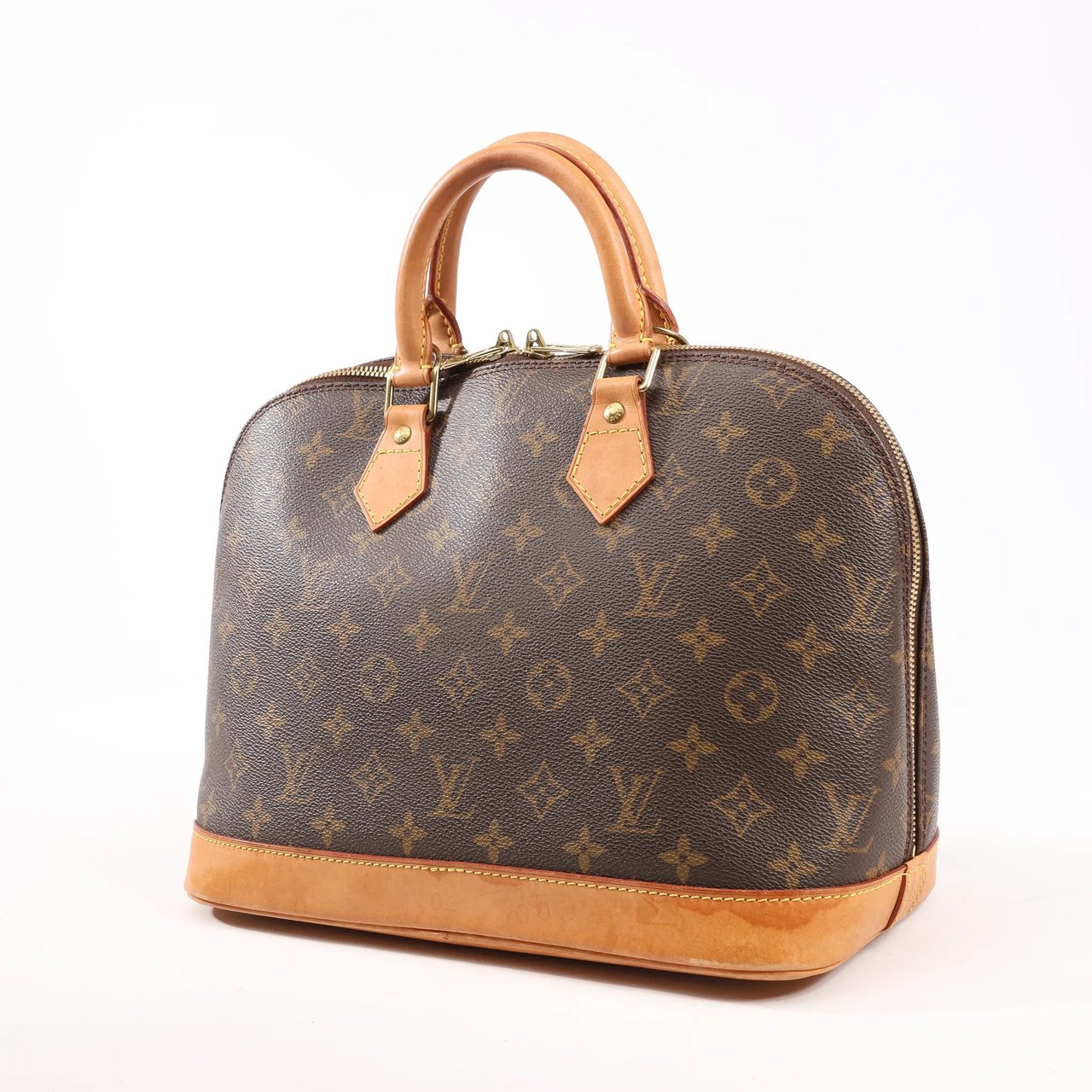 Louis Vuitton Louis Vuitton Monogram Canvas Alma PM Handbag in Brown M51130 Bruin