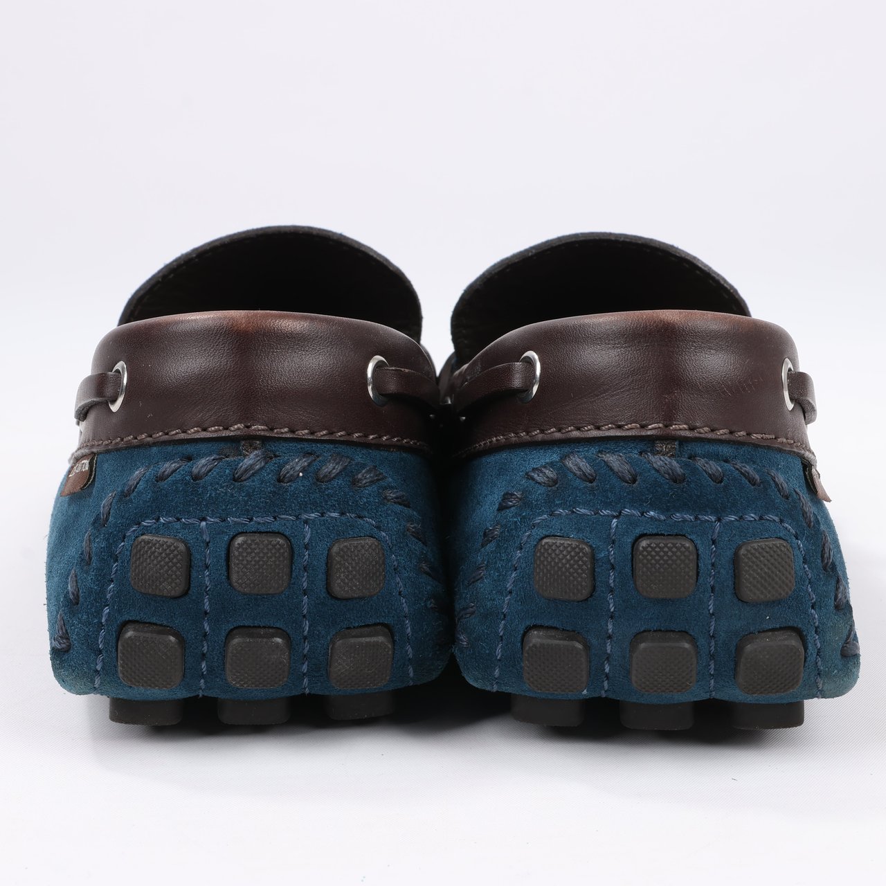 Louis Vuitton Louis Vuitton 14 years Suede Driving Loafers in Navy x Brown, Size 43 EU, ND0114 (Marketplaces) Navy