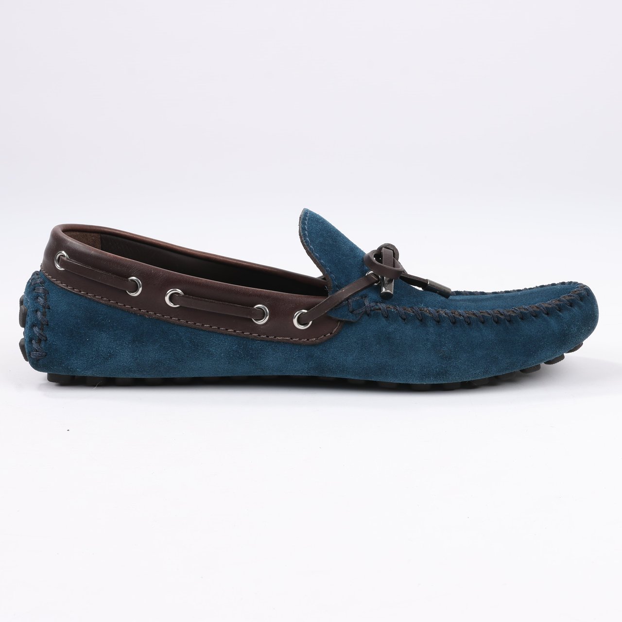Louis Vuitton Louis Vuitton 14 years Suede Driving Loafers in Navy x Brown, Size 43 EU, ND0114 (Marketplaces) Navy