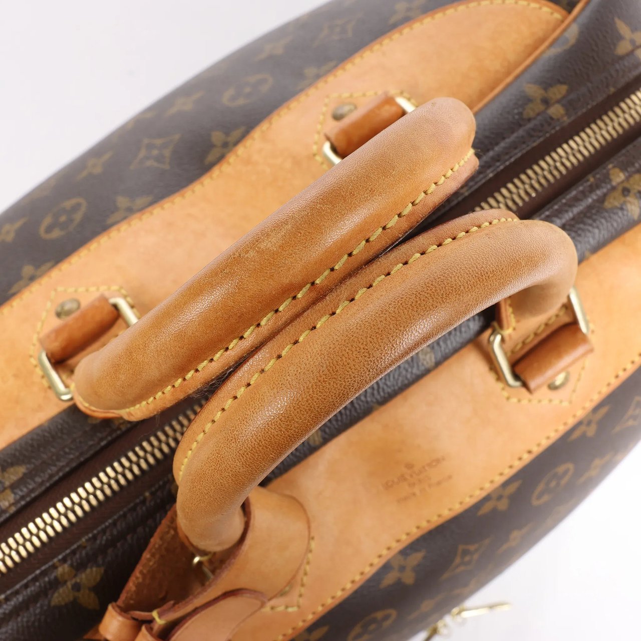 Louis Vuitton Louis Vuitton Monogram Canvas Evasion Weekend Handbag M41443 Bruin