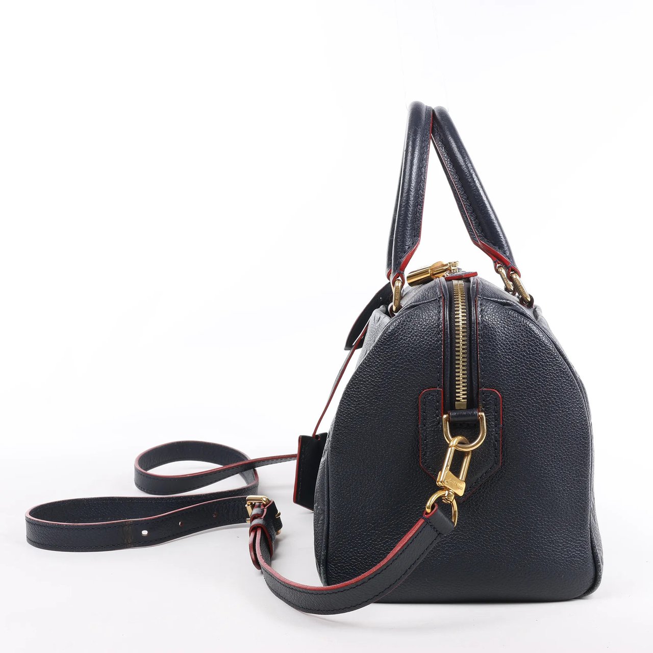 Louis Vuitton Louis Vuitton Monogram Empreinte Speedy 25 Bandoulière 2Way Handbag in Navy Blue M43501 Navy