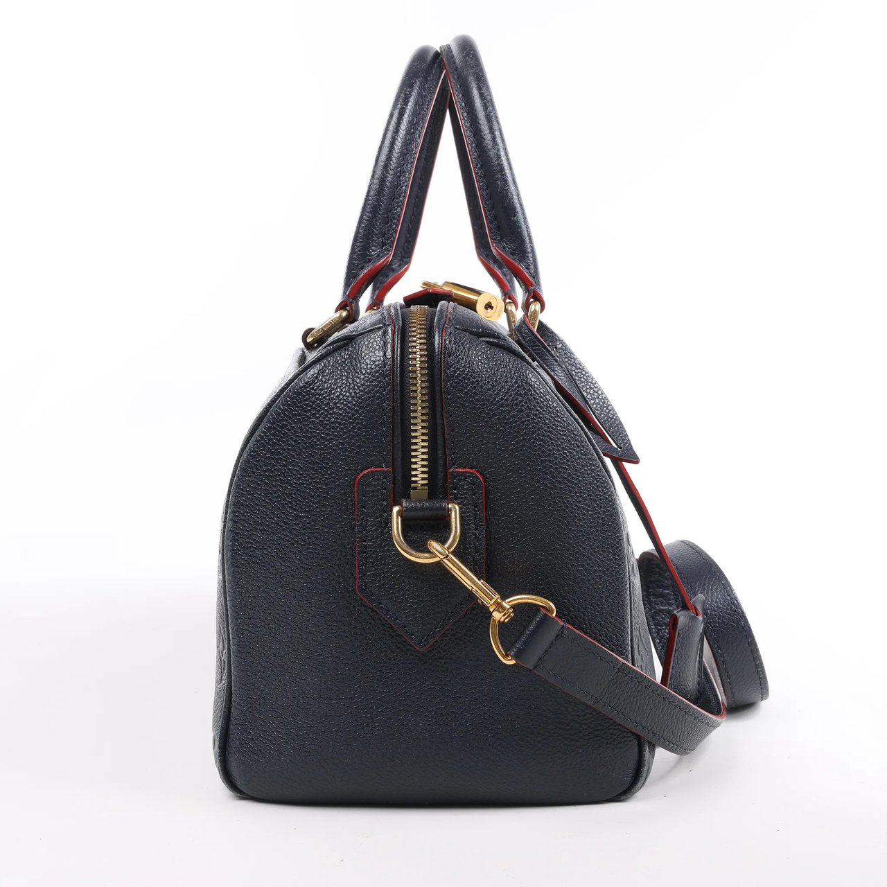 Louis Vuitton Louis Vuitton Monogram Empreinte Speedy 25 Bandoulière 2Way Handbag in Navy Blue M43501 Navy