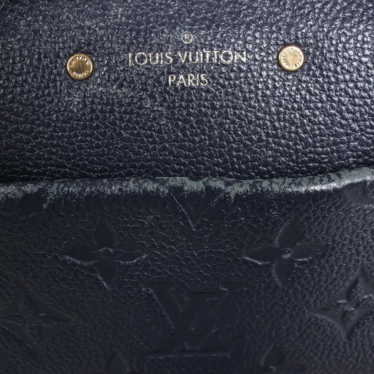 Louis Vuitton Louis Vuitton Monogram Empreinte Speedy 25 Bandoulière 2Way Handbag in Navy Blue M43501 Navy