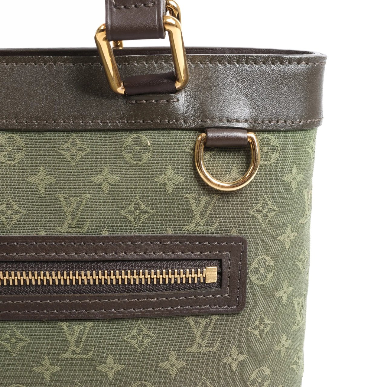 Louis Vuitton Louis Vuitton Monogram Luceille PM Handbag in Khaki M92682 Divers