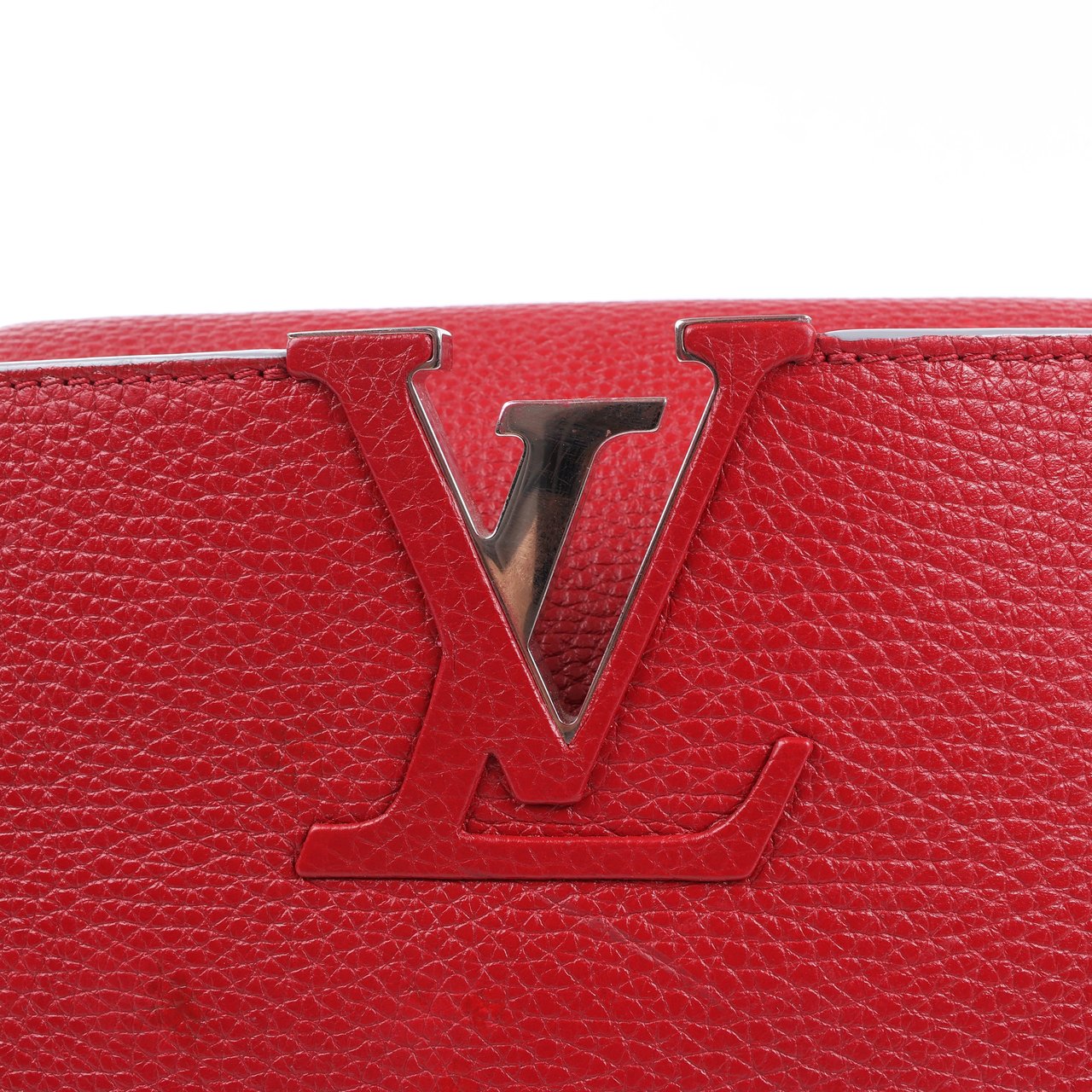 Louis Vuitton Louis Vuitton Parnassea Capucines GM Handbag in Red M48871 Rood