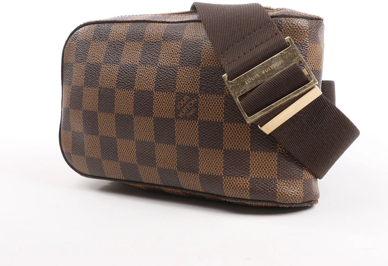 Louis Vuitton Louis Vuitton Damier Ebene Geronimos Crossbody Bag N51994 Bruin