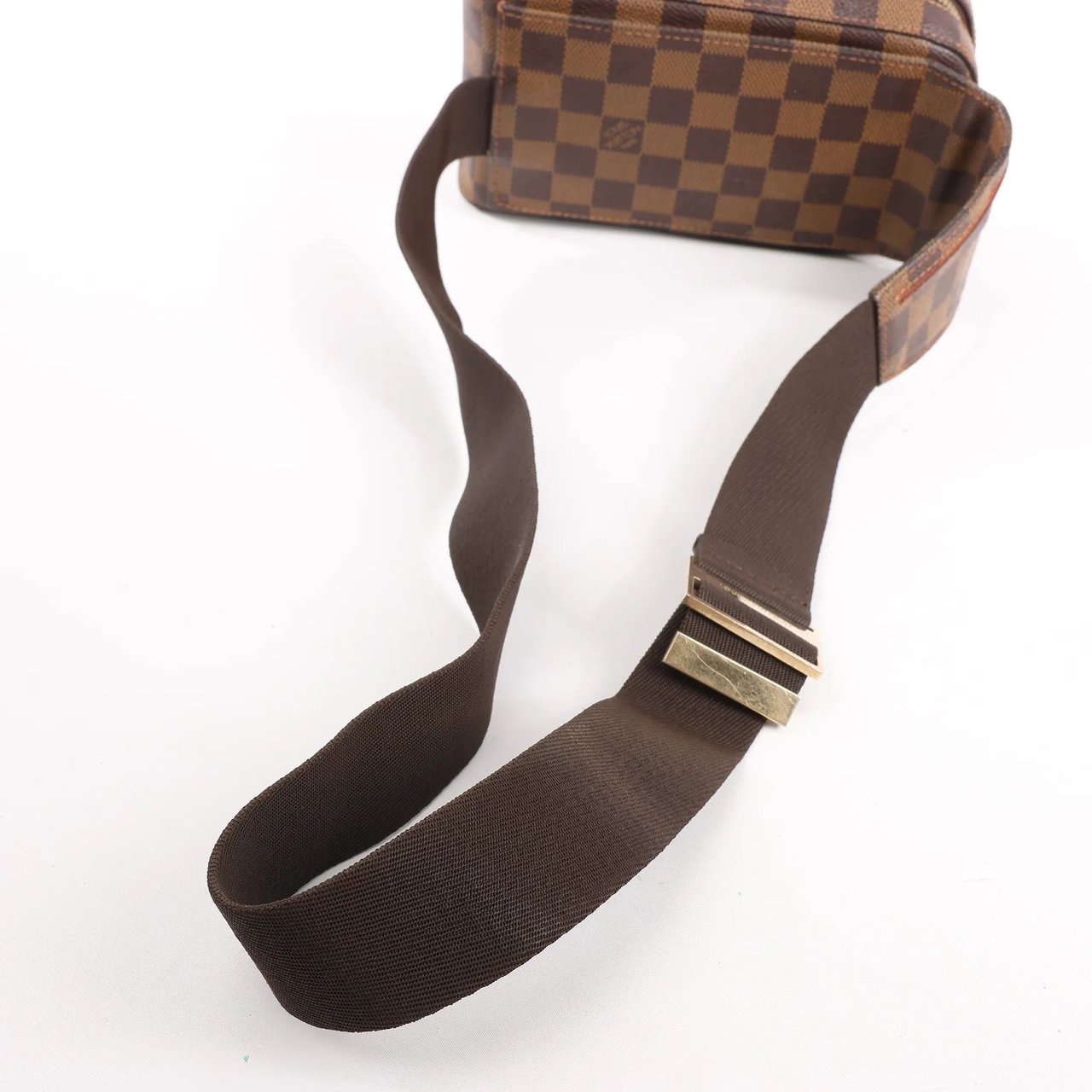 Louis Vuitton Louis Vuitton Damier Ebene Geronimos Crossbody Bag N51994 Bruin