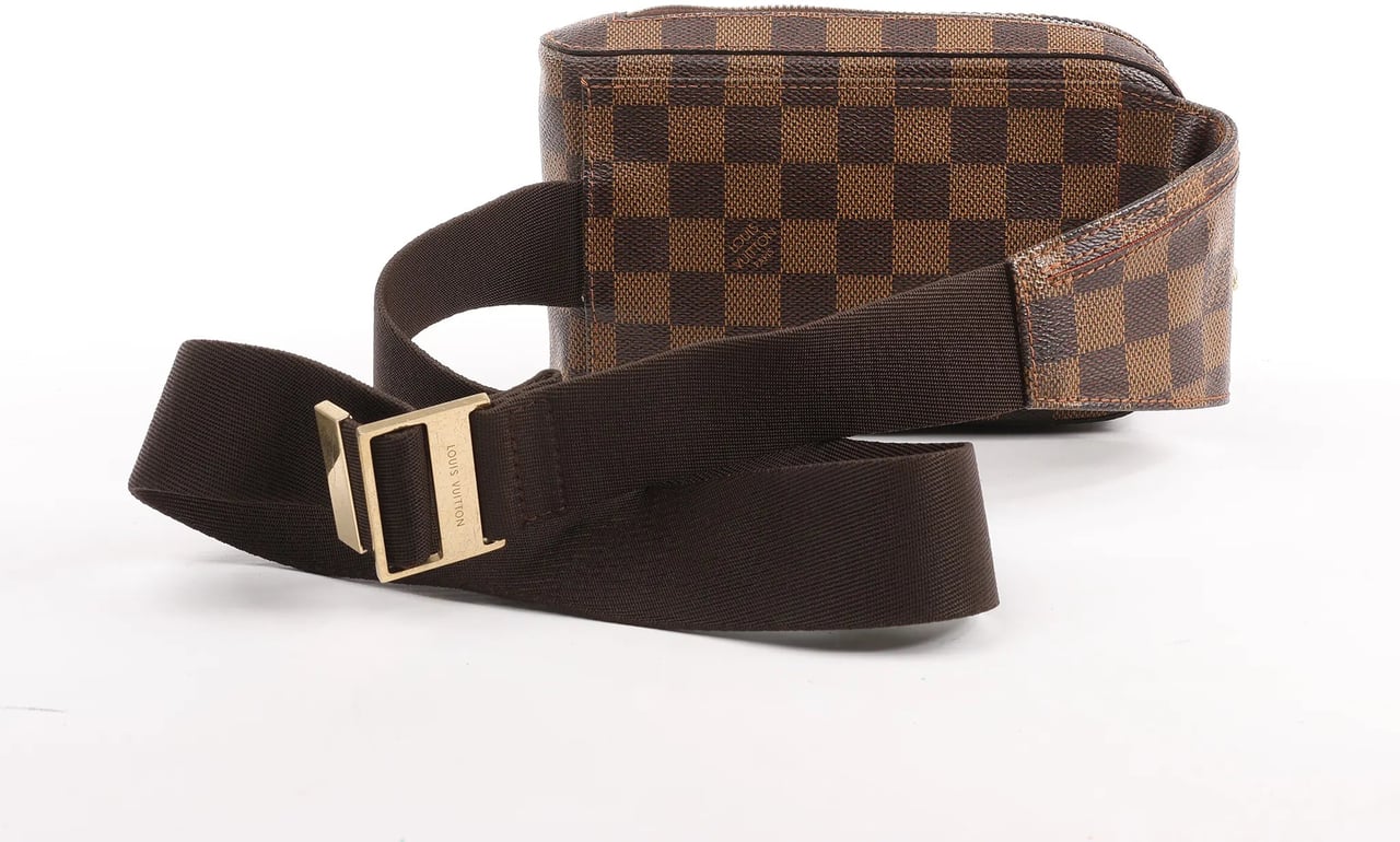 Louis Vuitton Louis Vuitton Damier Ebene Geronimos Crossbody Bag N51994 Bruin