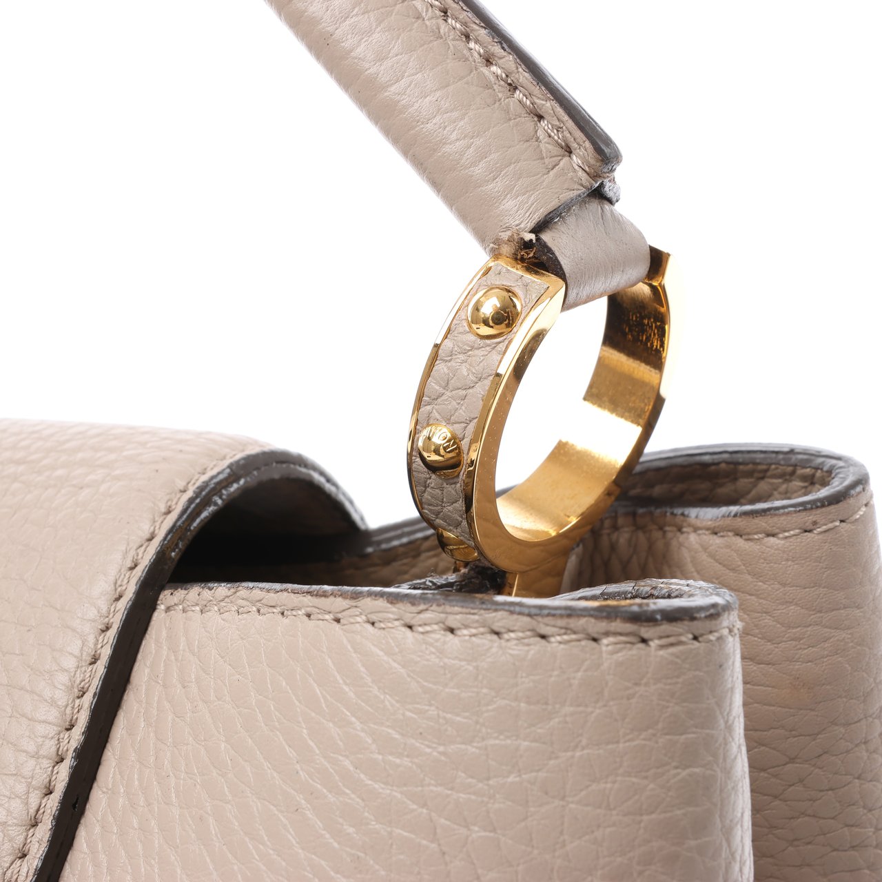 Louis Vuitton Louis Vuitton Parnassea Capucines MM Handbag in Beige M94428 Beige