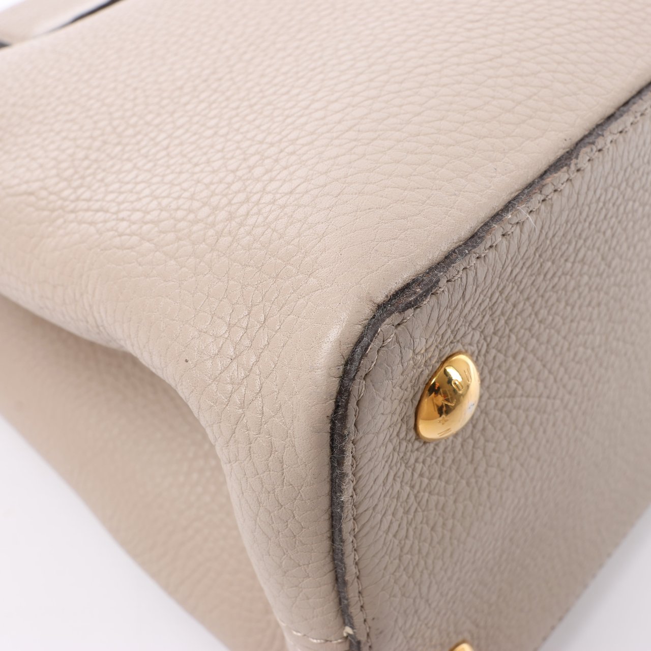 Louis Vuitton Louis Vuitton Parnassea Capucines MM Handbag in Beige M94428 Beige