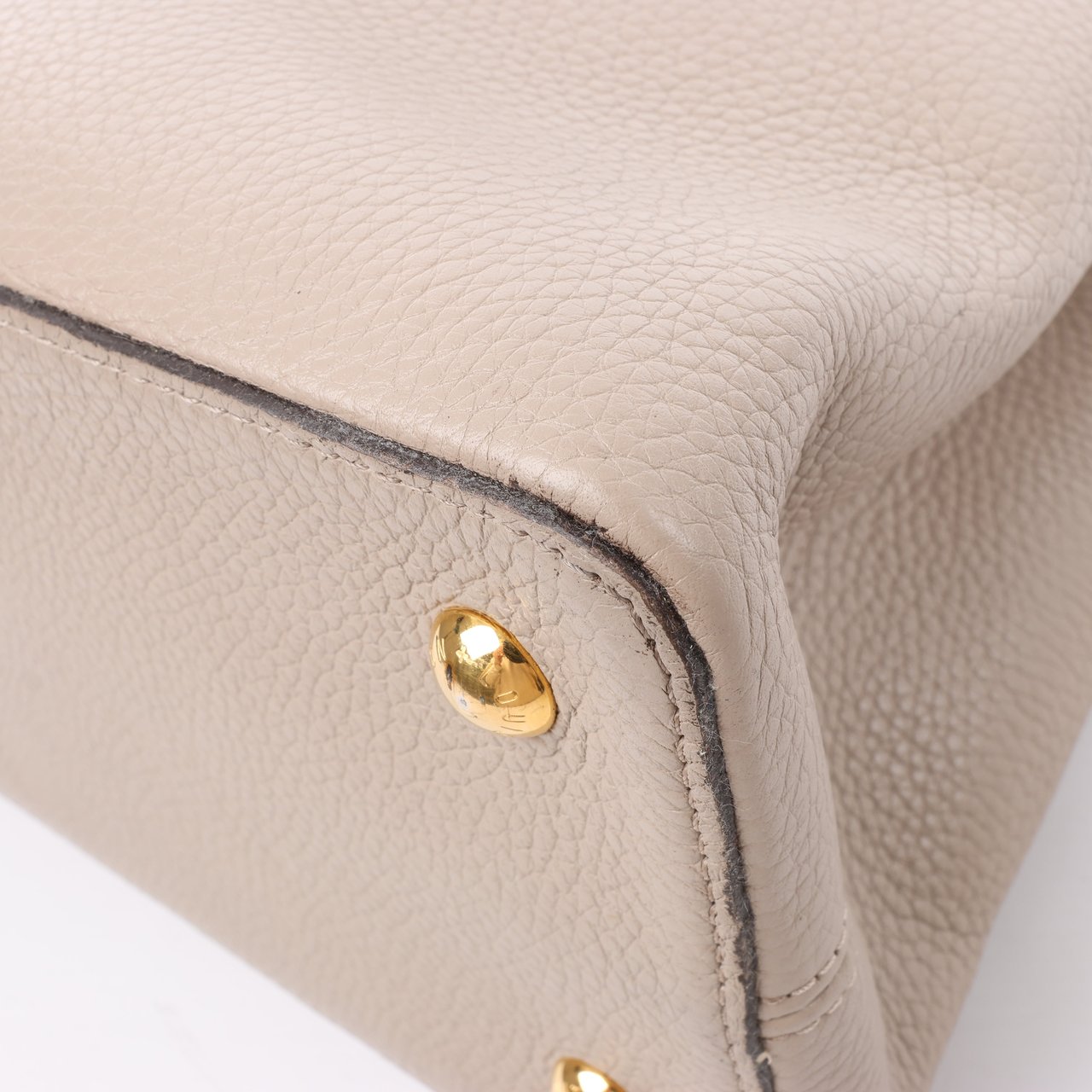 Louis Vuitton Louis Vuitton Parnassea Capucines MM Handbag in Beige M94428 Beige