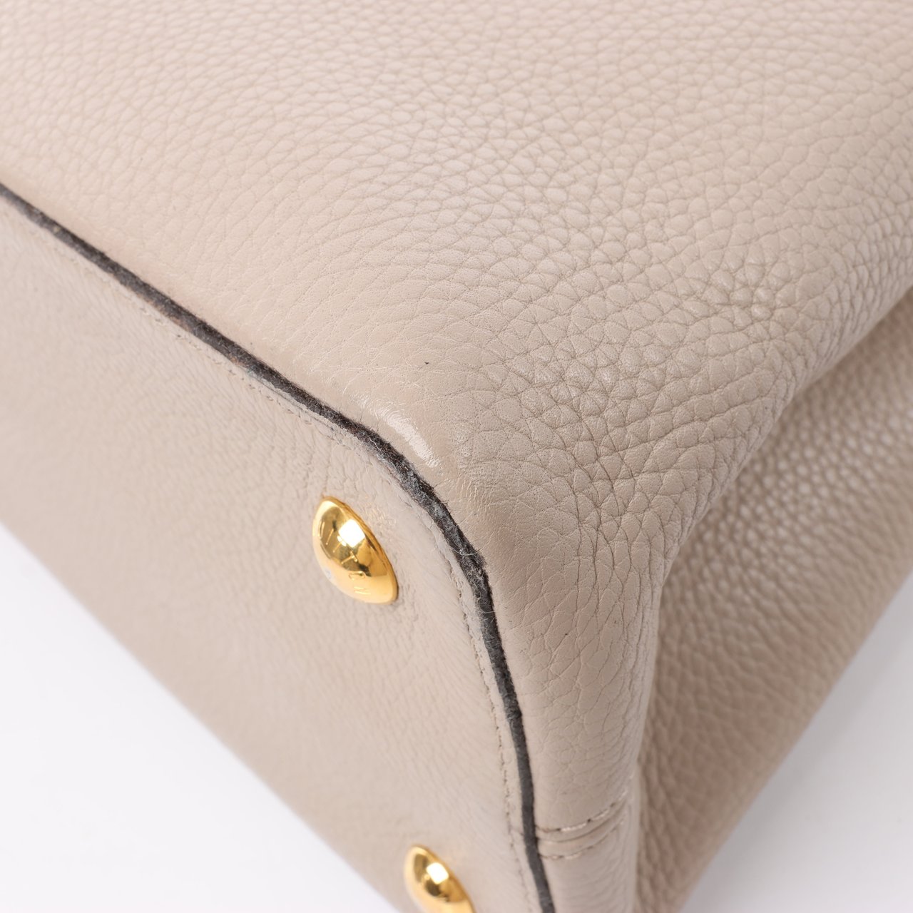 Louis Vuitton Louis Vuitton Parnassea Capucines MM Handbag in Beige M94428 Beige