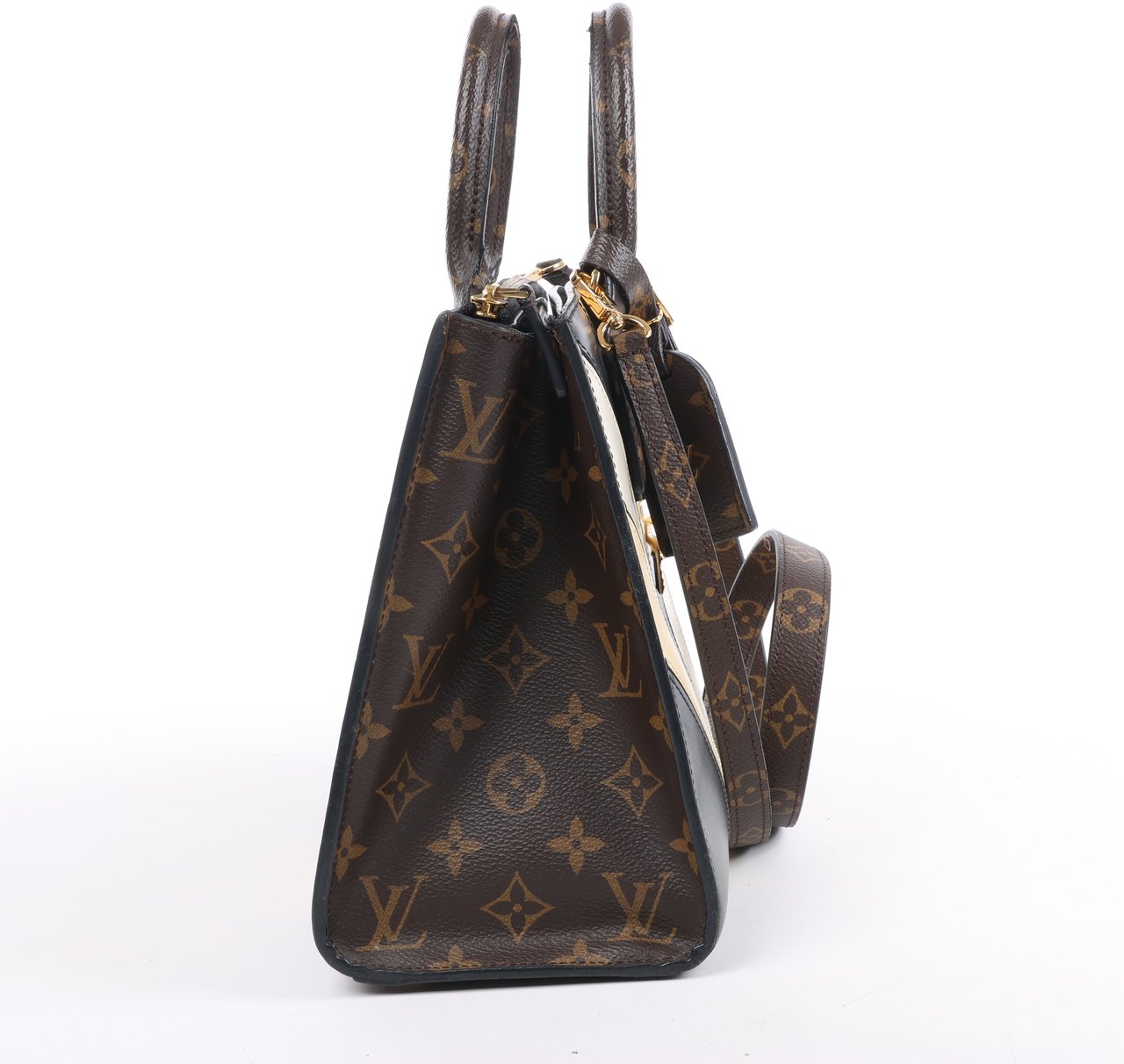 Louis Vuitton Louis Vuitton LV Logo City Steamer PM Handbag in Beige x Black Divers