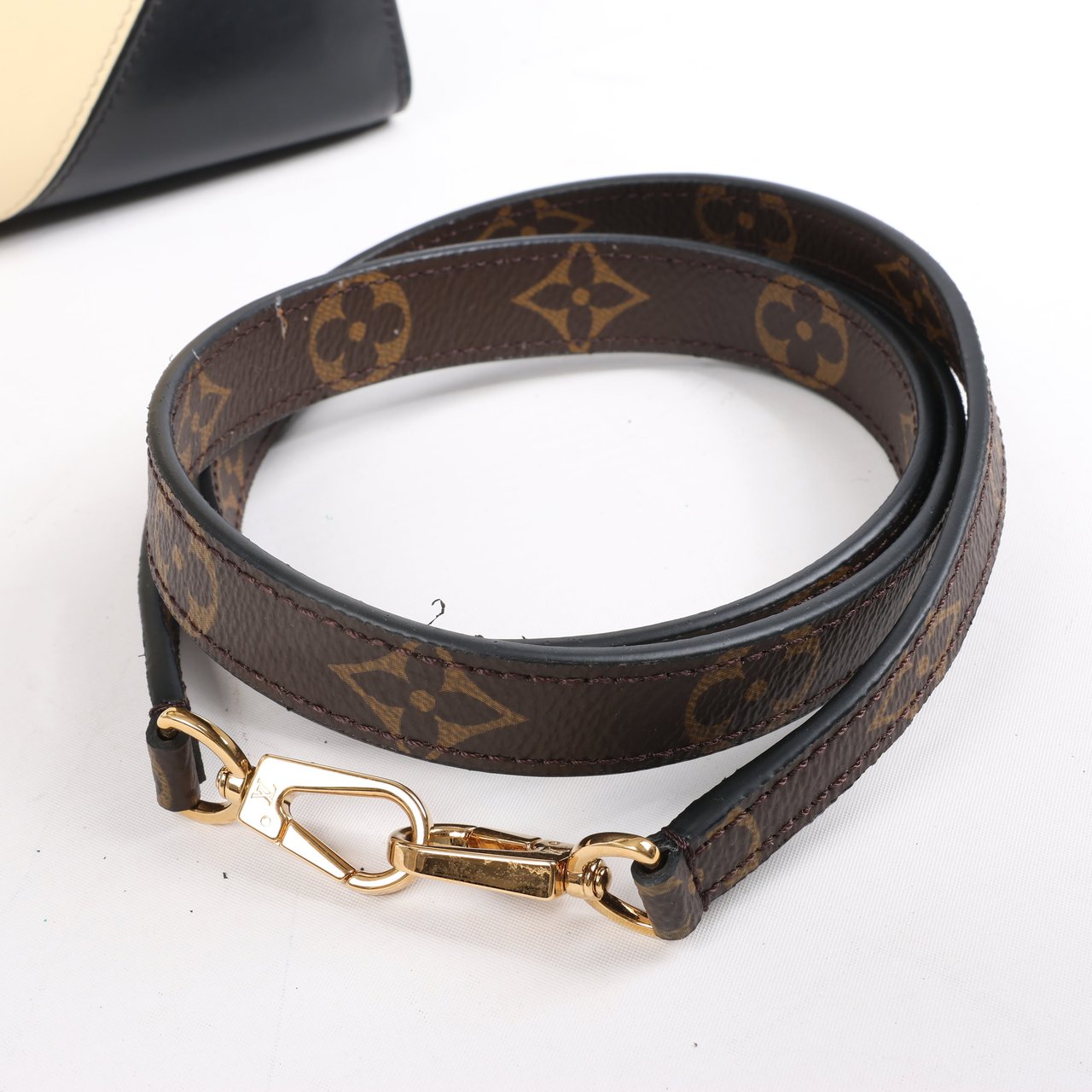 Louis Vuitton Louis Vuitton LV Logo City Steamer PM Handbag in Beige x Black Divers