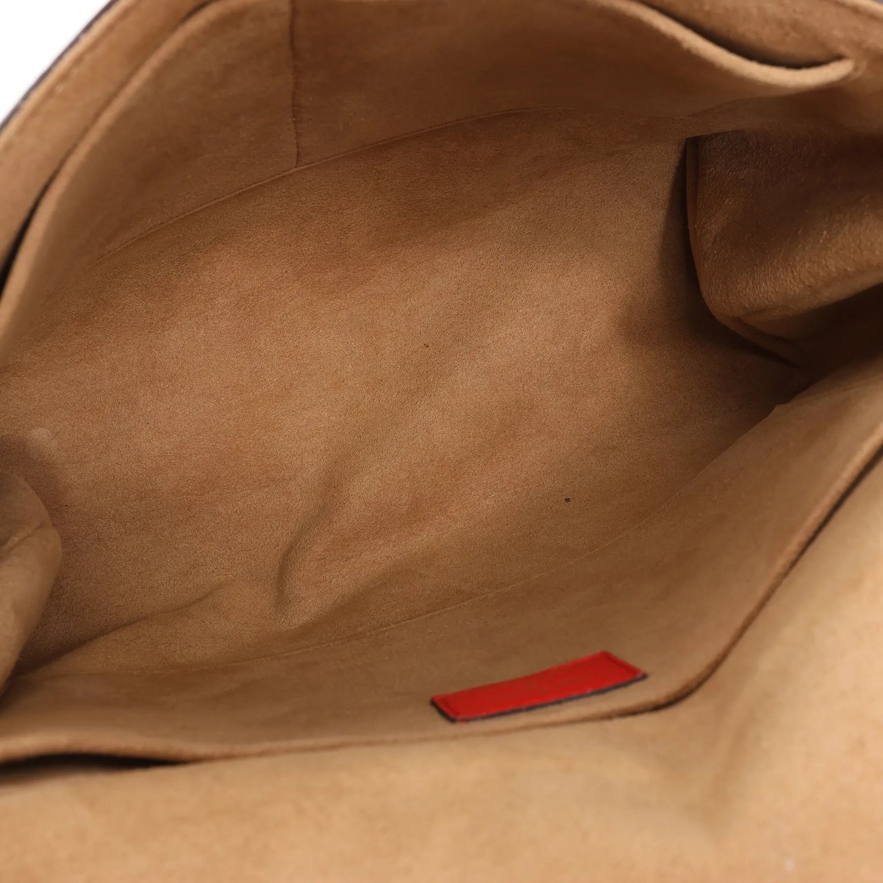 Louis Vuitton Louis Vuitton Monogram Marignan 2Way Female Handbag in Brown x Red M44286 Divers